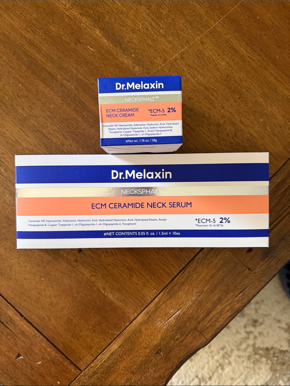 ECM Ceramide Neck Serum - Blue and Orange